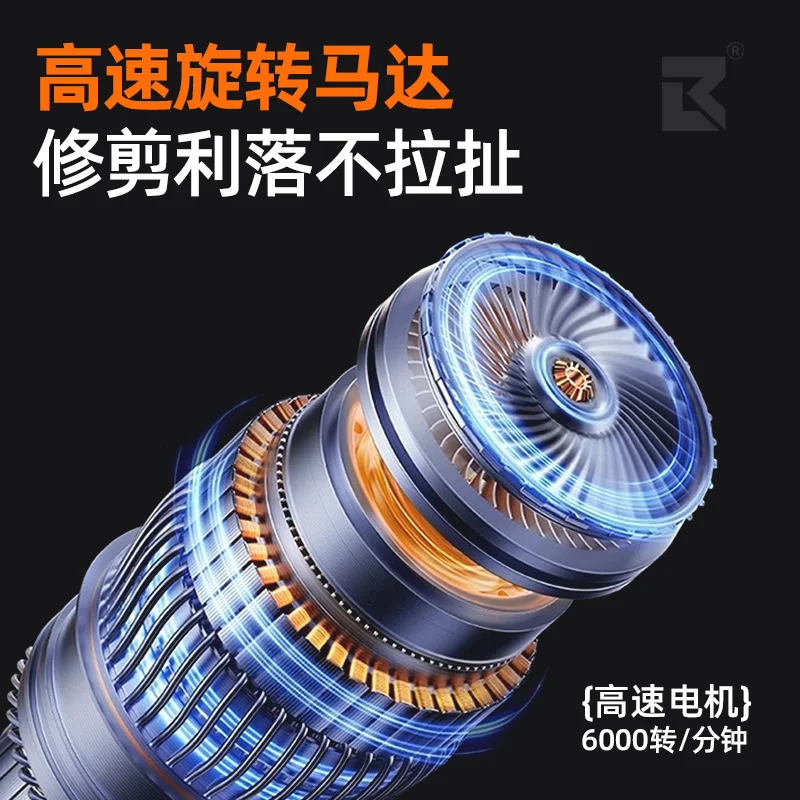 USB Rechargeable Electric Nose Hair Trimmer Digital Display Nose Hair Razor Washable Painless Nose Shaver Machine - Image 3
