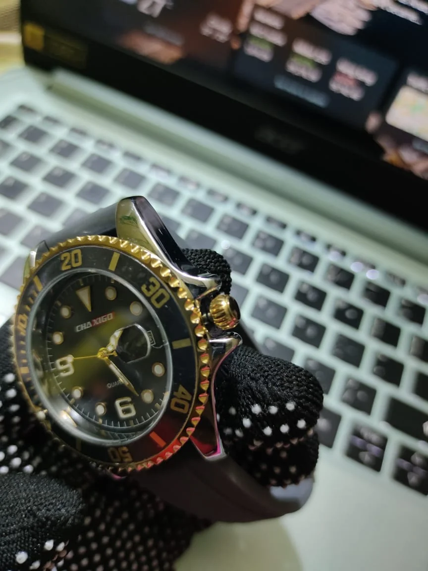 CHAXIGO Diver Style Watch for Men | Waterproof Luminous Business Quartz Stainless Steel - Image 2
