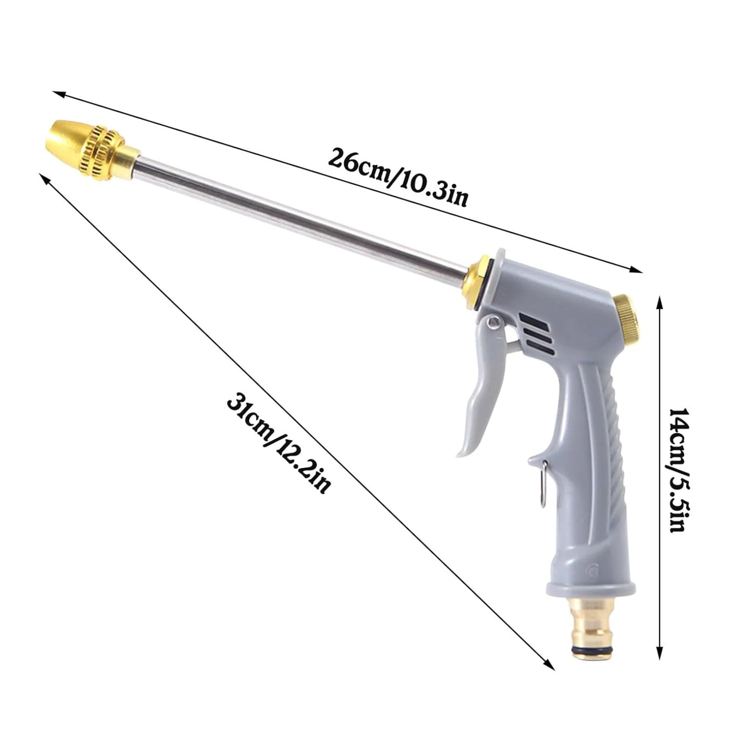 Water Spray Gun High Pressure Outdoor Water Jet Pump Car Wash Water Gun Nozzle Gun Car Washing Floor Wall Cleaning Tools - Image 8